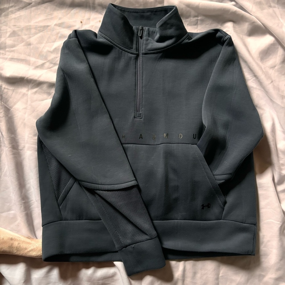 UNDER ARMOUR QUARTER ZIPPER SWEATER CROPPED